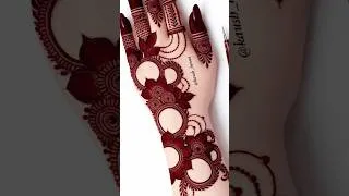 Thumbnail: simple mehndi design for back hand| easy mehndi design| new mehndi design#mehndi