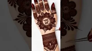 Thumbnail: रक्षाबंधन स्पेशल_ simple mehndi design for back hand| easy mehndi design| new mehndi design