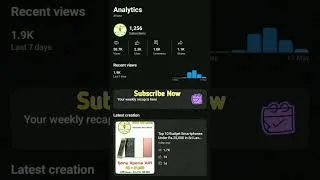 Thumbnail: Please Subscribe My Channel, Youtube Channel Analytics -Kaveesh Tech Show #kaveeshtechshow #analysis