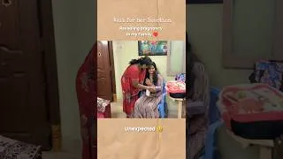 Thumbnail: Wait for her Reaction😻 #pregnancy # #babyshower #minivlog #reveal