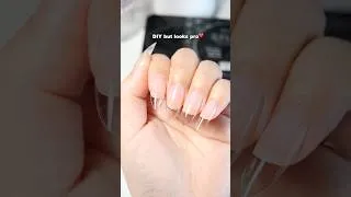 Thumbnail: DIY but looks pro✨ #asmr #nails #gelxnails #gelnails #diynails #nailsathome