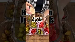 Thumbnail: Prep Lunch With Me (Burger Bowls) #mealprep