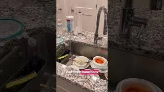 Thumbnail: first voice over, might do it again #kitchen #clean #voiceover #foryou #transition #trendingaudio