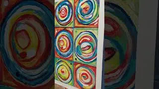 Thumbnail: kazuo  adamski  abstract  day  5 END  op1722 #art #expressionism #painting #abstract