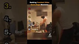 Thumbnail: ranking the top 6 most funniest gamer rage moments