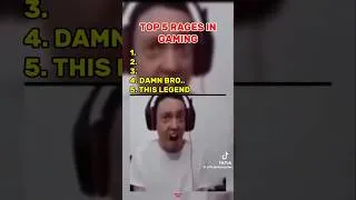 Thumbnail: top 5 best gamer rage moments