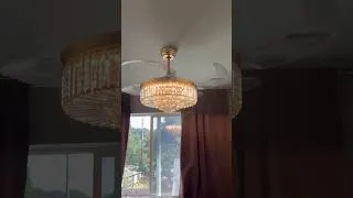 Thumbnail: Amazing chandelier with fan! A fandelier!