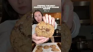 Thumbnail: Part 2 of trying to find the best chocolate chip cookie recipe! Today’s recipe: Handle The Heat 🍪