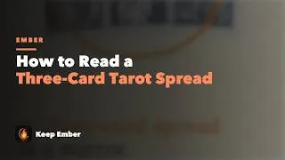 Thumbnail: How to Read a Three Card Spread