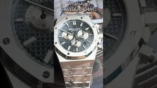 Thumbnail: SUPER CLONE Royal Oak 26331ST Chronograph Blue #watch #luxurywatches