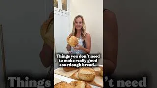 Thumbnail: Things you do NOT need to make great sourdough bread…⬇️