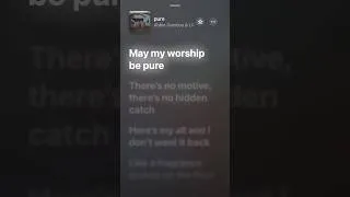 Thumbnail: pure by Abbie Gamboa (speed up) #pure #jesus