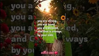 Thumbnail: ​A reminder for your soul today! ✨ You are never alone! 🙏💖 #keirgee #keirgeevibes #faith #shorts