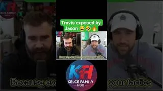 Thumbnail: Travis Kelce EXPOSED by Jason on New Heights😂 Fans Shocked by Their Funny Exchange 😂🔥