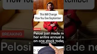 Thumbnail: Nancy Pelosi made her salary in one day! She traded CRWD Stock! Leaps options, explained ￼