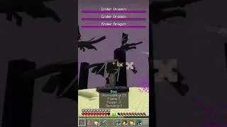 Thumbnail: I kill 3 Ender Dragon in Minecraft 1.20 ll #minecraft #shorts