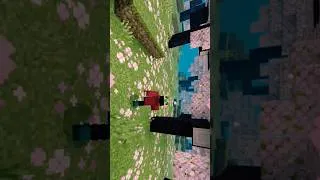 Thumbnail: Suzume no Tojimari x Minecraft 🌸 Cherry Grove Biome... #minecraft #shorts