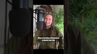Thumbnail: What recording affirmations actually look like - When your face won't stay neutral #shorts