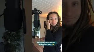 Thumbnail: Behind The Scenes Recording Affirmations - "I always ass???" - Couldn't stop laughing #affirmations