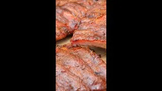 Thumbnail: smoking chicken 'n Ribs in the forest #shorts #bbq #ribs