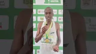 Thumbnail: 𝐊𝐚𝐩𝐭𝐚𝐠𝐚𝐭 𝐅𝐨𝐫𝐞𝐬𝐭 Half 𝐌𝐚𝐫𝐚𝐭𝐡𝐨𝐧 –  2.Emmanuel Sikuku – 1:06:57 #marathonchampion