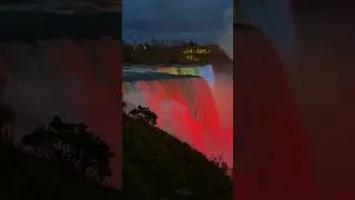 Thumbnail: Niagara Falls at night, where glowing mist meets timeless roar 🌙🌊🌈❄️