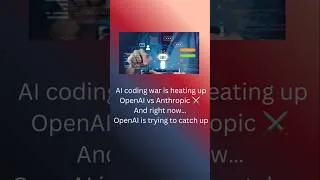 Thumbnail: Who do you think can win this race? #ai #openai #anthropic #codex #technews