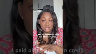 Thumbnail: I Paid Off $45,000 in Credit Card Debt… Here’s What Changed 1 Year Later #creditcarddebtfree #money