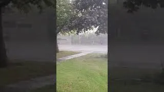 Thumbnail: Torrential rain hitting Pendlebury, Manchester, UK: 22nd July 2021
