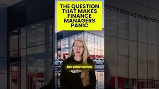 Thumbnail: THE QUESTION DEALER FINANCE OFFICERS DON'T WANT YOU TO ASK! Kevin Hunter