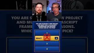 Thumbnail: What framework do developers like the most? | Front-end Family Feud
