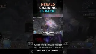 Thumbnail: Herald Chaining = HUGE CLEAR #poe2 #pathofexile #PathofExile2 #monkbuild #youtubeshorts