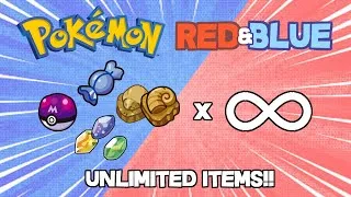 Thumbnail: How to Get Unlimited Items in Pokemon Red & Blue #shorts