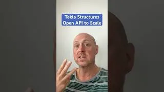 Thumbnail: Tekla Structures Part 3: Open API to Scale the Platform #steeldetailing #teklastructures #tekla