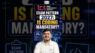Thumbnail: TCS NQT 2027 Exam Pattern Explained | Full Selection Process & Marks