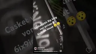 Thumbnail: 6ix9ine receives casket that says rip king von #6ix9ine #akademiks #kingvon #viralshort