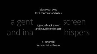Thumbnail: inaudible whispers & soft white noise (3 hour version linked below) #asmr #sleepaid