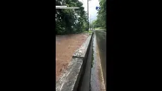 Thumbnail: VIDEO: Cars stalled on flooded roads in Waikane, 15 escorted by HFD