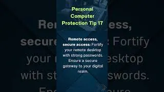 Thumbnail: Personal Computer Protection Tips 16 to 18