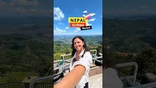 Thumbnail: Nepal Airlines surprised me | Reviewing my flight from India to Nepal | Delhi to Kathmandu #shorts
