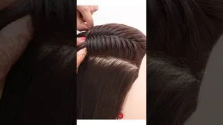 Thumbnail: Front fishtail braid hairstyle #hairstyle #openhairstyle