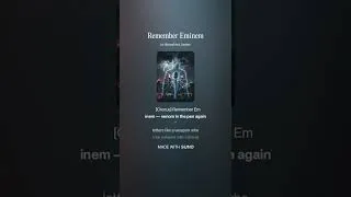 Thumbnail: Remember Eminem  Short