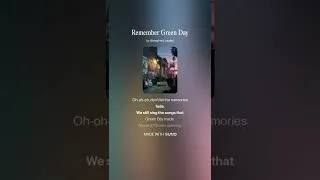 Thumbnail: Remember Green Day