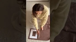 Thumbnail: Easy DIY fabric photo frame to elevate your photos 💌  @lienephotoprinter #ad #diy #diyprojects