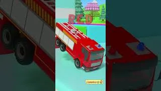 Thumbnail: 🚗🚒🚜Learn Colors & Vehicles with 🦈 Baby Shark | Kids Songs for Learning Colors | Part 1 #Shorts