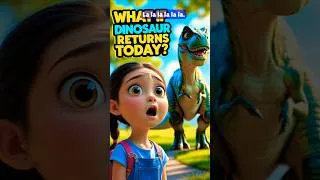 Thumbnail: What if Dinosaurs Returned Today? 😲🦖🦕 #shorts