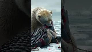 Thumbnail: Polar Bear vs. Crocodile #wildlifebattles  #PolarBearVsCrocodile #ClashOfTitans #predatorvspredator