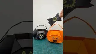 Thumbnail: DIY Halloween Paper Basket 🍬🎃👻🍭 #halloween #handcraft