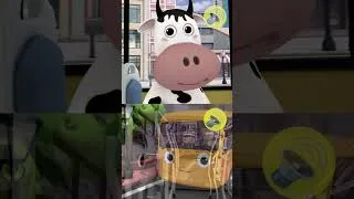 Thumbnail: Wheels On The Bus Nursery Rhymes 🚌 Happy Kids