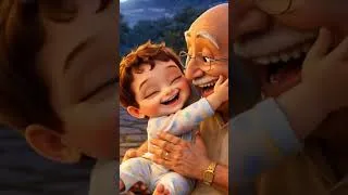 Thumbnail: మా తాత అందం 👴❤️ Telugu Kids Song | Grandma Grandpa Love Song | KidsBellsFun